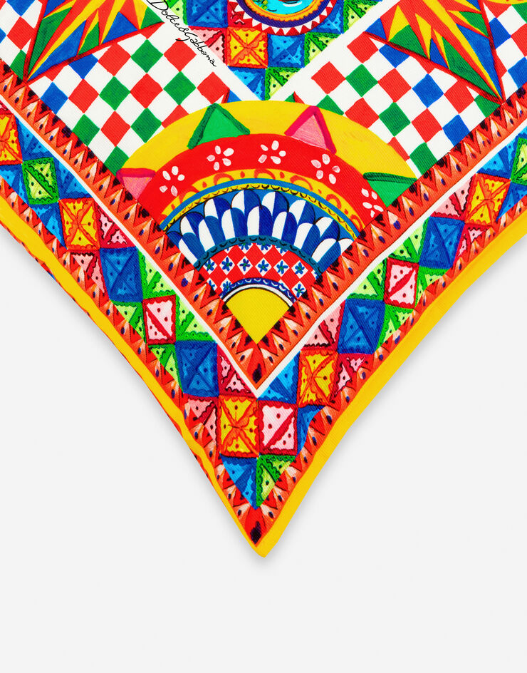 Dolce & Gabbana Средняя подушка из холщовой ткани разноцветный TCE002TCA97