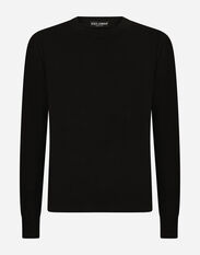 Dolce & Gabbana Cashmere round-neck sweater Black G5GD0ZGEY84