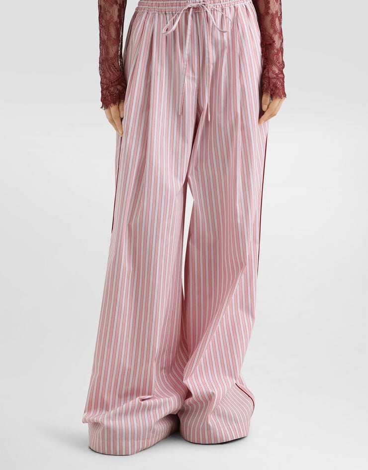 Dolce & Gabbana Striped poplin trousers Dolce & Gabbana Striped poplin trousers Multicolor FTDJETFR517