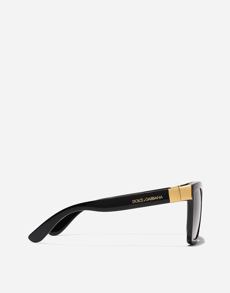 Dolce & Gabbana Солнцезащитные очки с принтом Modern Print черный VG6165VN187