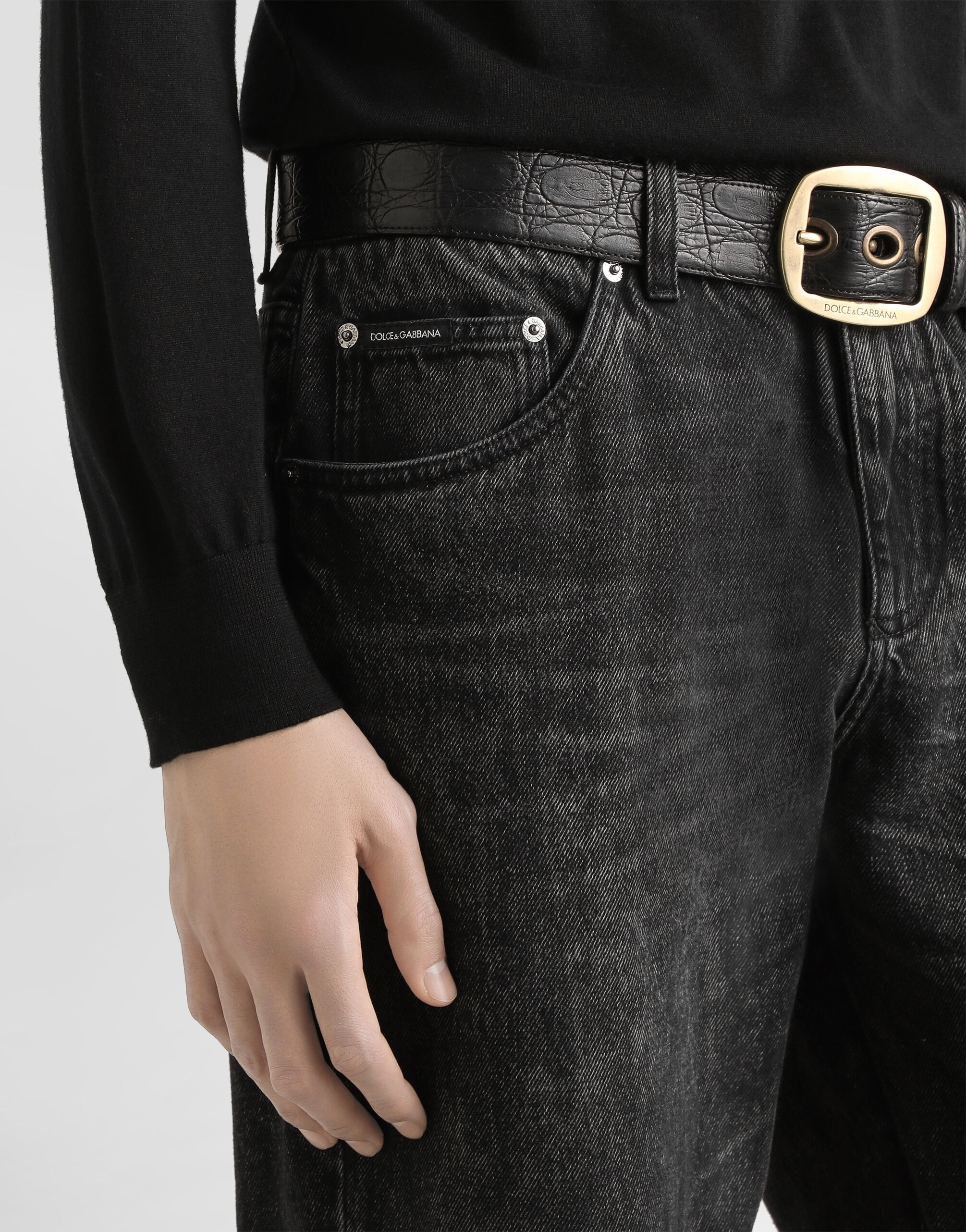 Classic denim jeans in Multicolor for Men | Dolce&Gabbana® US