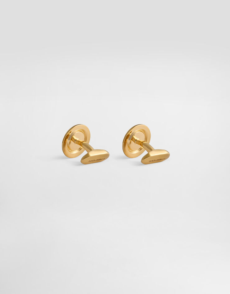 Dolce & Gabbana Round cufflinks Gold WFS1S3W1111