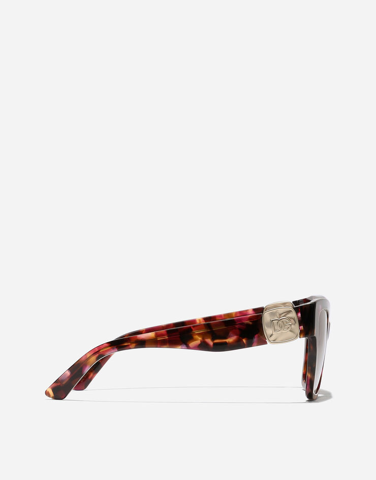 Dolce & Gabbana نظارة شمسية DG Precious لؤلؤي وردي هافان VG447AVP073
