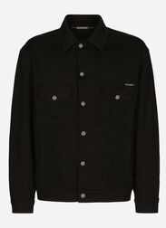 Dolce & Gabbana Black wash stretch denim jacket Black G5JG4TFU5U8