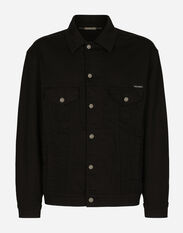 Dolce & Gabbana Black wash stretch denim jacket White GVC4HTFUFMJ