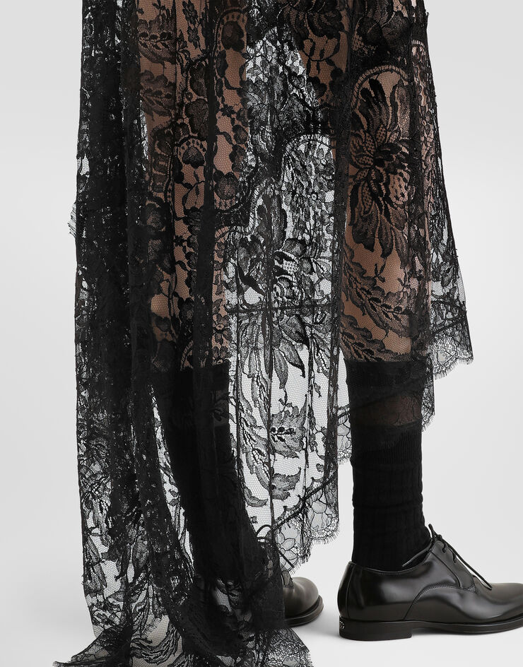 Dolce & Gabbana Lace dress Black F630JTGDD8Z