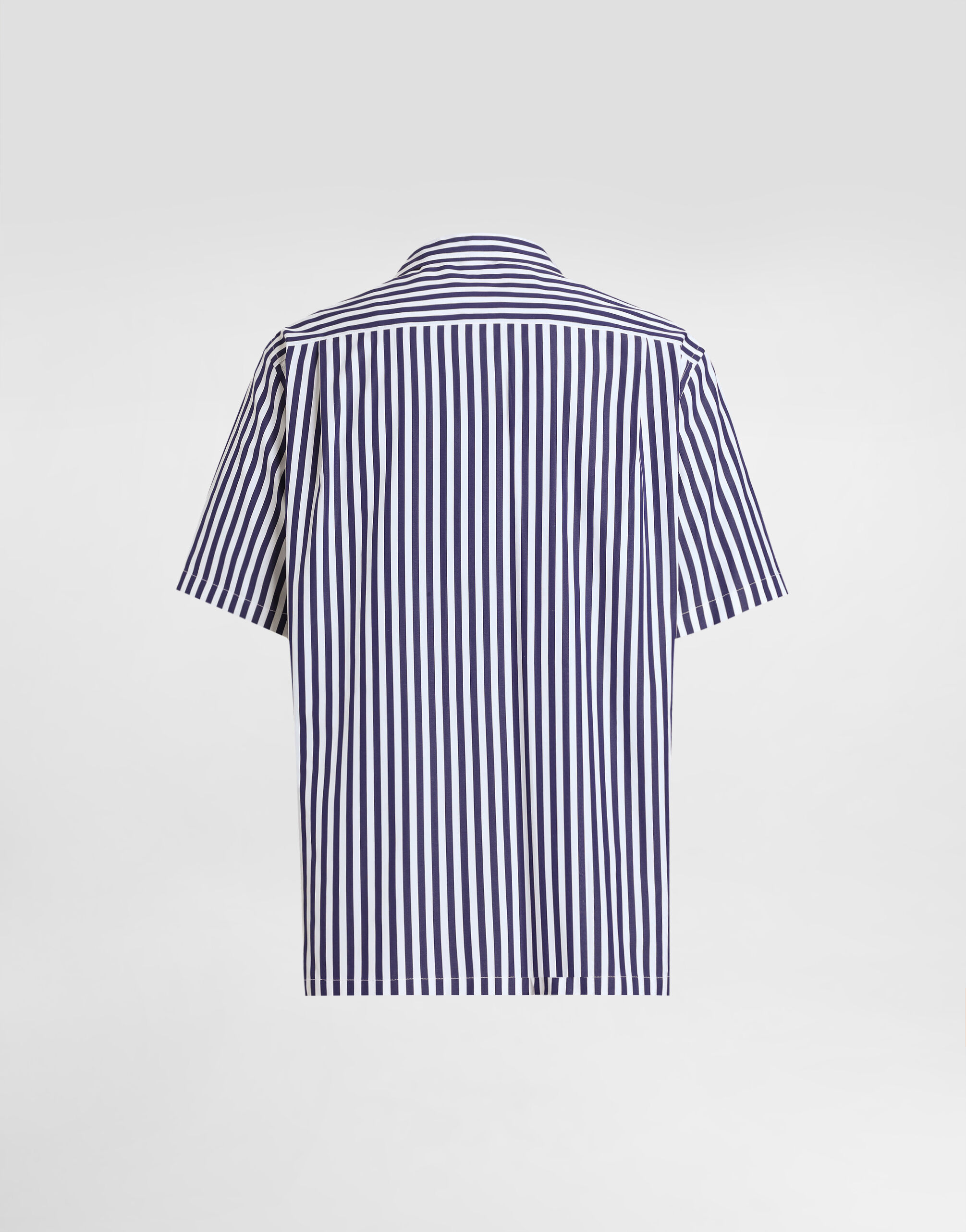 Hawaii striped poplin shirt in Multicolor for Men | Dolce&Gabbana® US