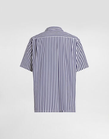 Dolce & Gabbana Hawaii striped poplin shirt Multicolor G5JH9TFR52G