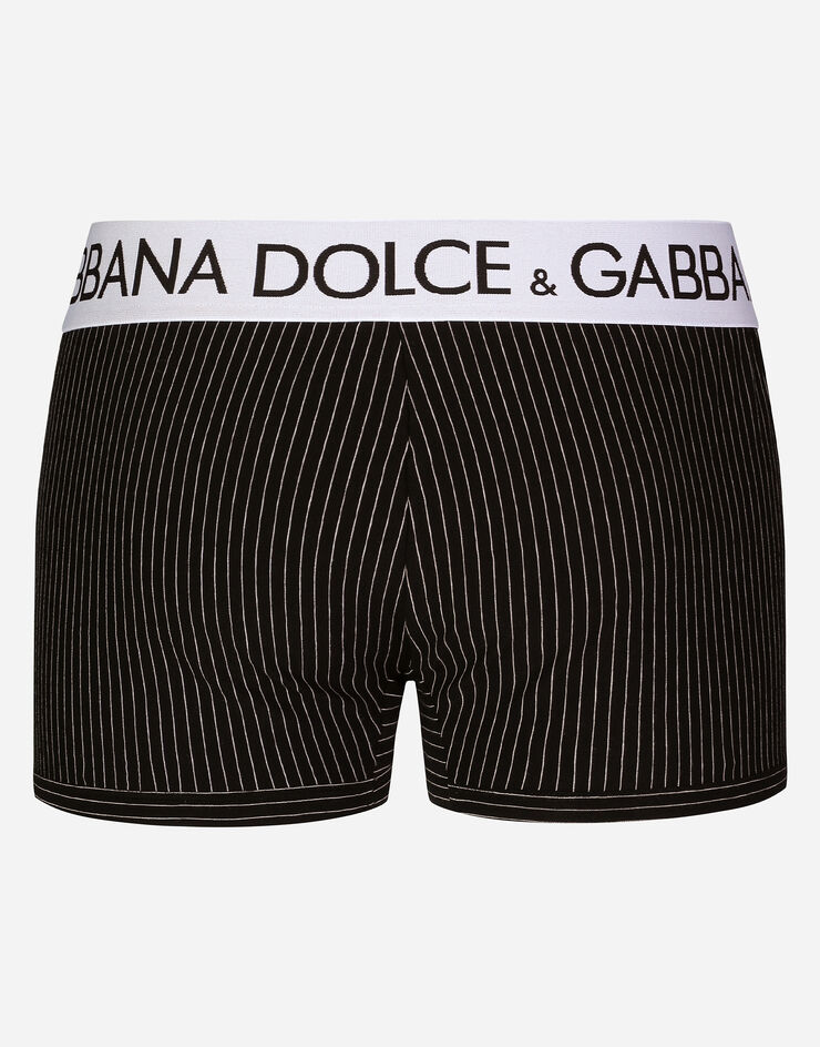 Dolce & Gabbana Striped-print two-way stretch jersey boxers Multicolor M4D86JFRGA3