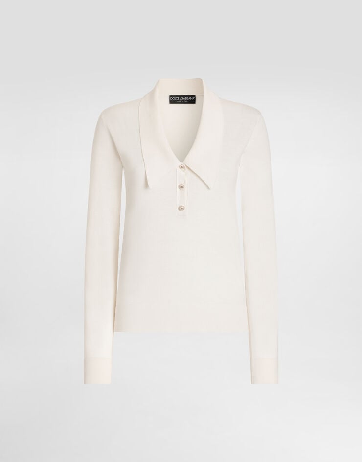 Dolce & Gabbana Cashmere pullover White FXZ55TJBW2R