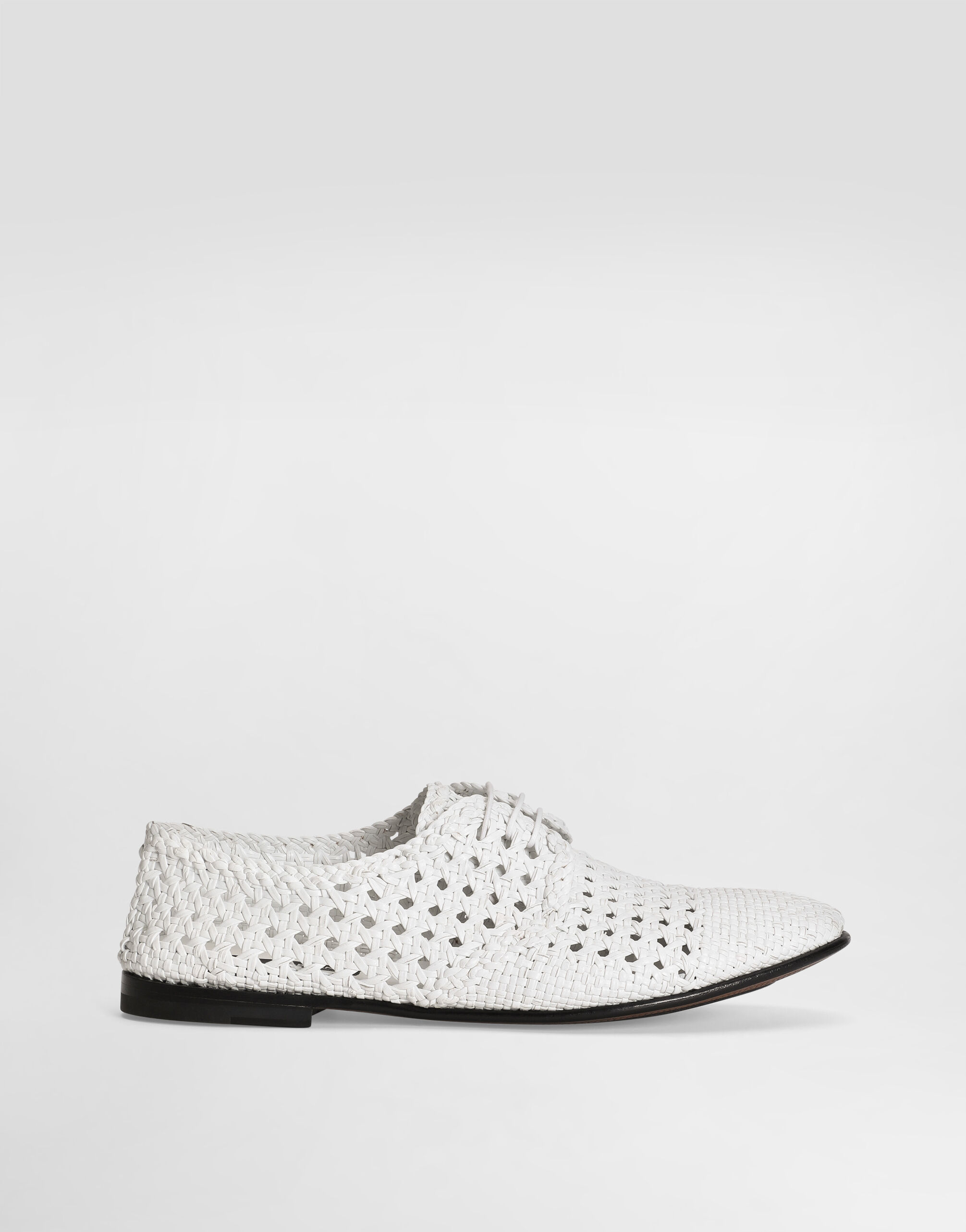 スニーカー DOLCE & GABBANA derby shoes in woven fabric Dolce & Gabbana Dolce & Gabbana Woven Derby Shoes - Dress