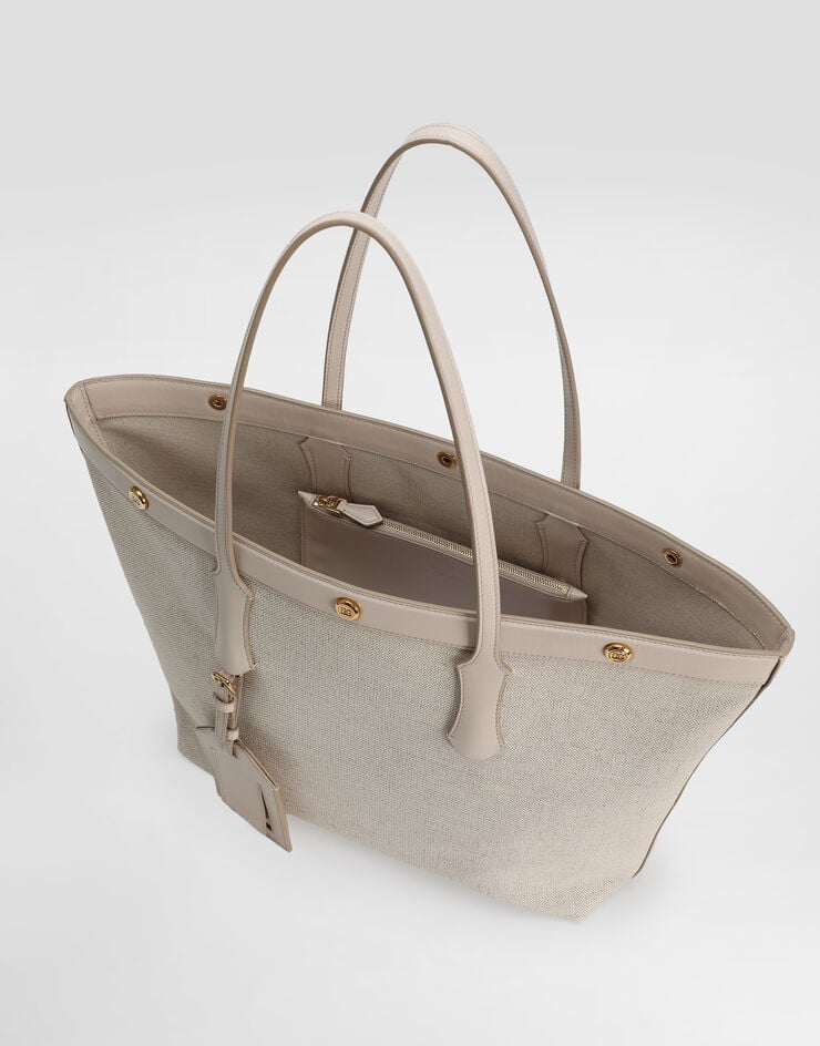 Dolce & Gabbana Shopper Atene aus Textil Mehrfarbig BB7826AN236