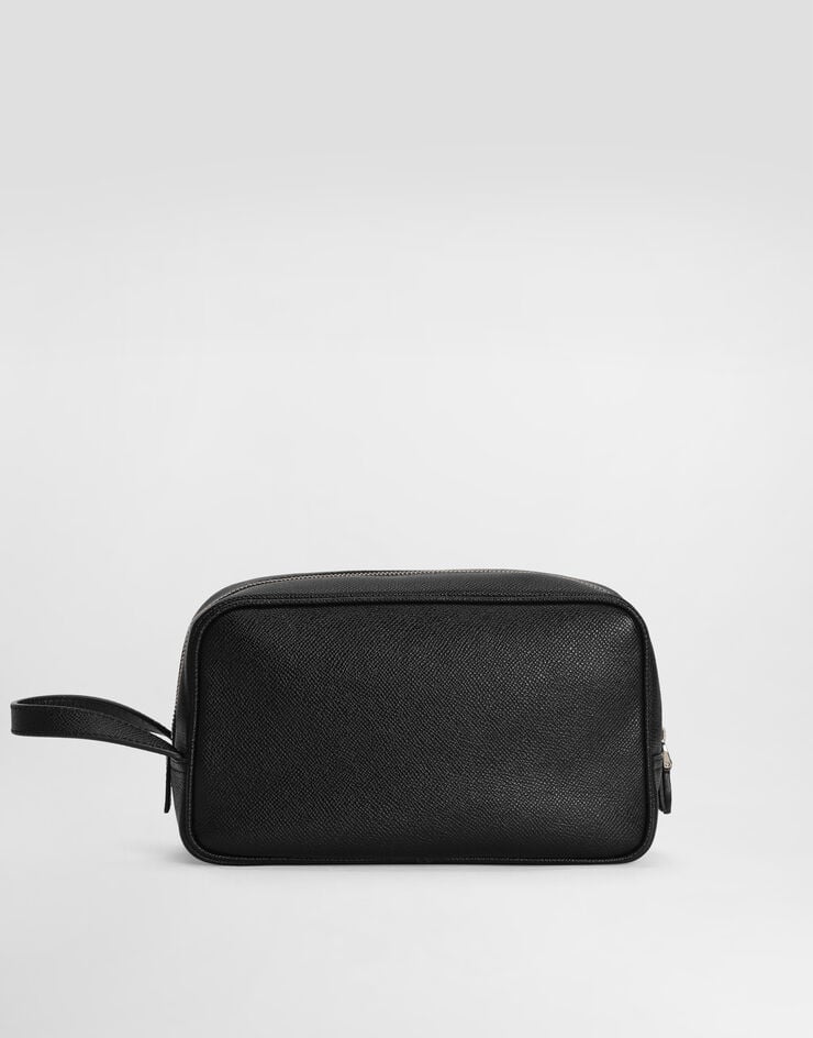 Dolce & Gabbana Sicily calfskin necessaire Black BT3310BG662