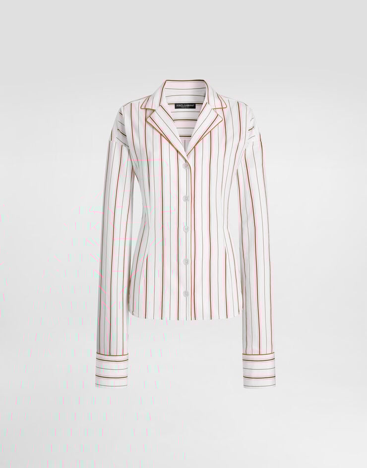 Dolce & Gabbana Striped poplin shirt Dolce & Gabbana Striped poplin shirt Multicolor F5U71TFR51T