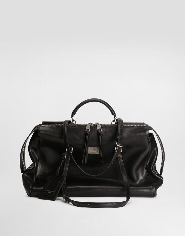 Dolce & Gabbana حقيبة فيتوريا جلدية Black BB7845AW118