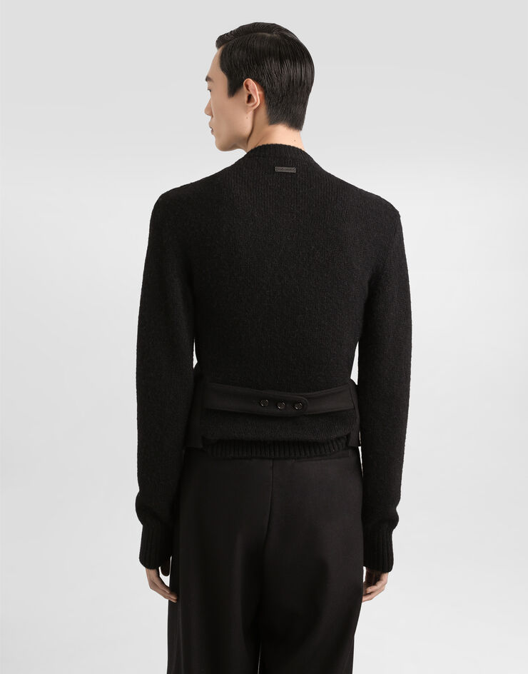 Dolce & Gabbana V-neck pullover Black GXY52TJGMC1