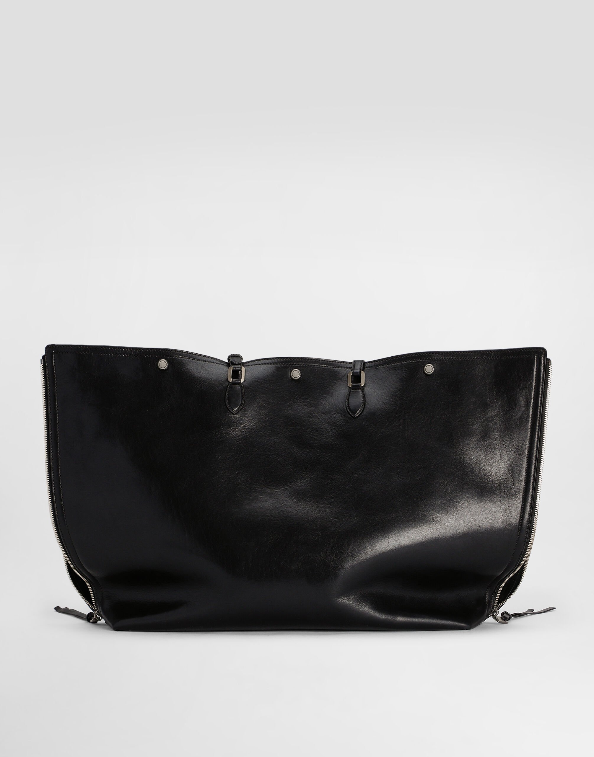Atene calfskin shopping bag in Black for Men | Dolce&Gabbana® US