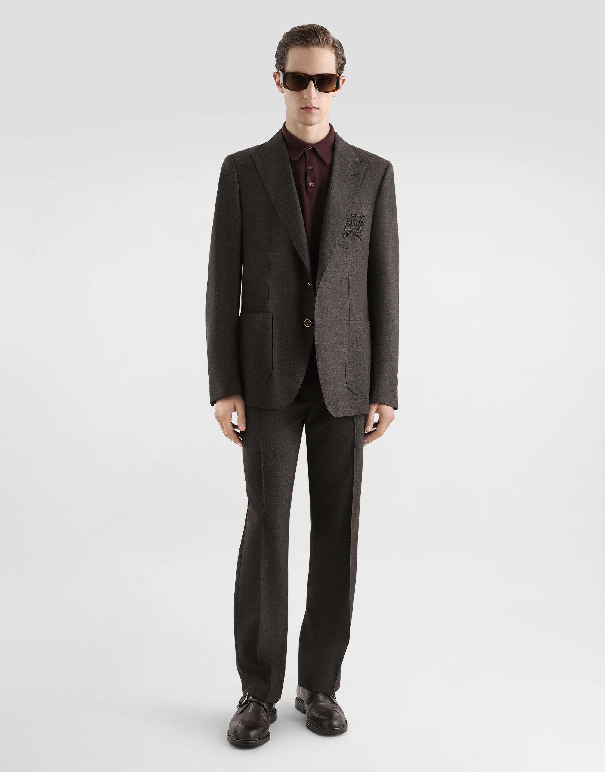 Multicolorのメンズ Wool canvas trousers | Dolce&Gabbana®
