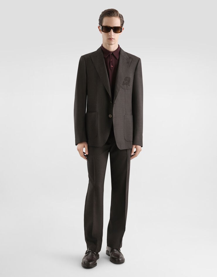 Dolce & Gabbana Wool canvas trousers Dolce & Gabbana Wool canvas trousers Multicolor GP1O1THU2BO