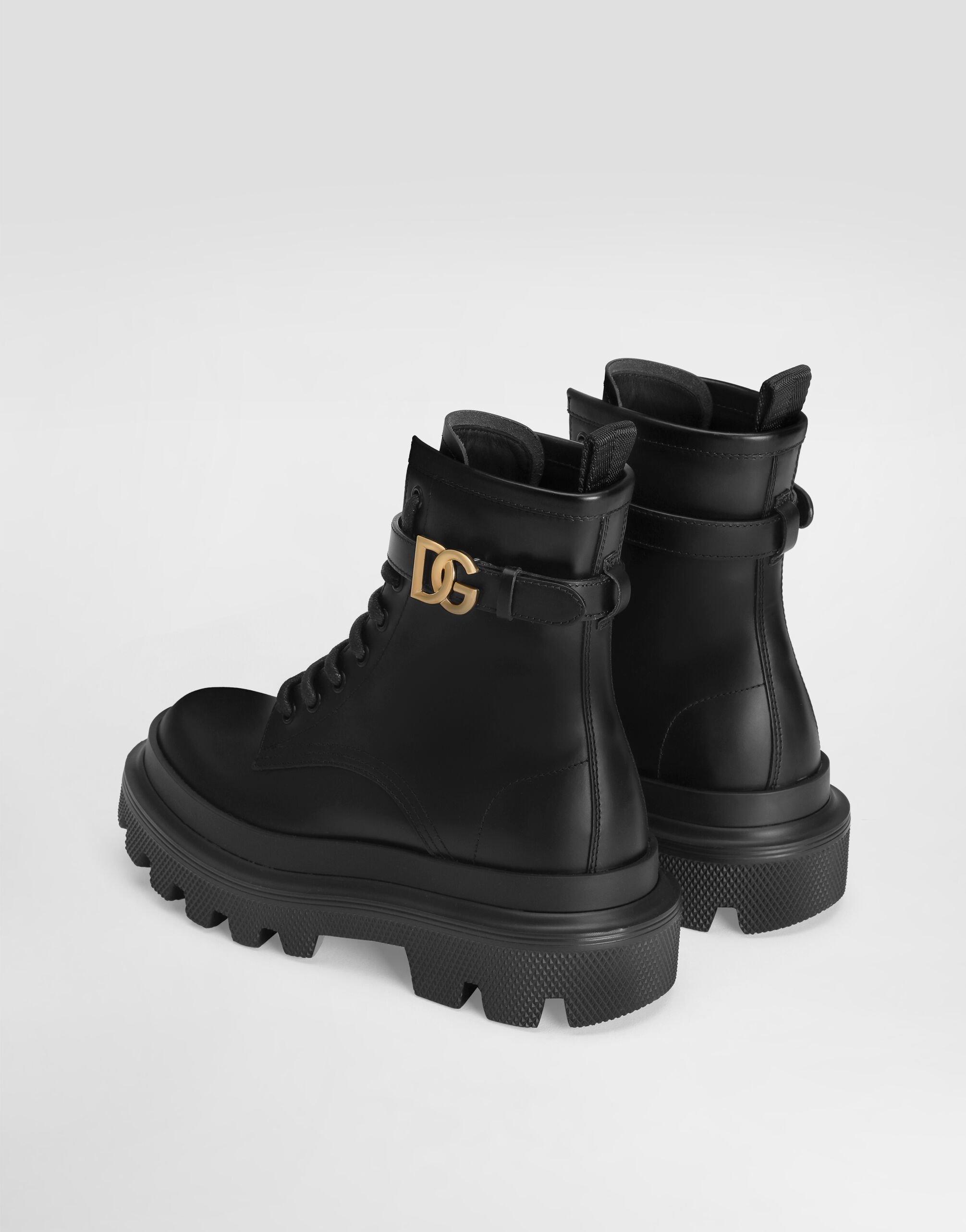 Calfskin ankle boots in Black for Women | Dolce&Gabbana® US