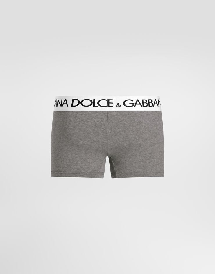 Dolce & Gabbana Boxer classique en jersey de coton bi-stretch Dolce & Gabbana Boxer classique en jersey de coton bi-stretch Gris M4B97JONN97