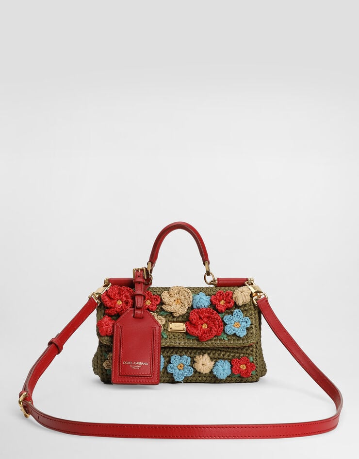 Dolce & Gabbana My sicily raffia crochet handbag Multicolor BB7864BZ350