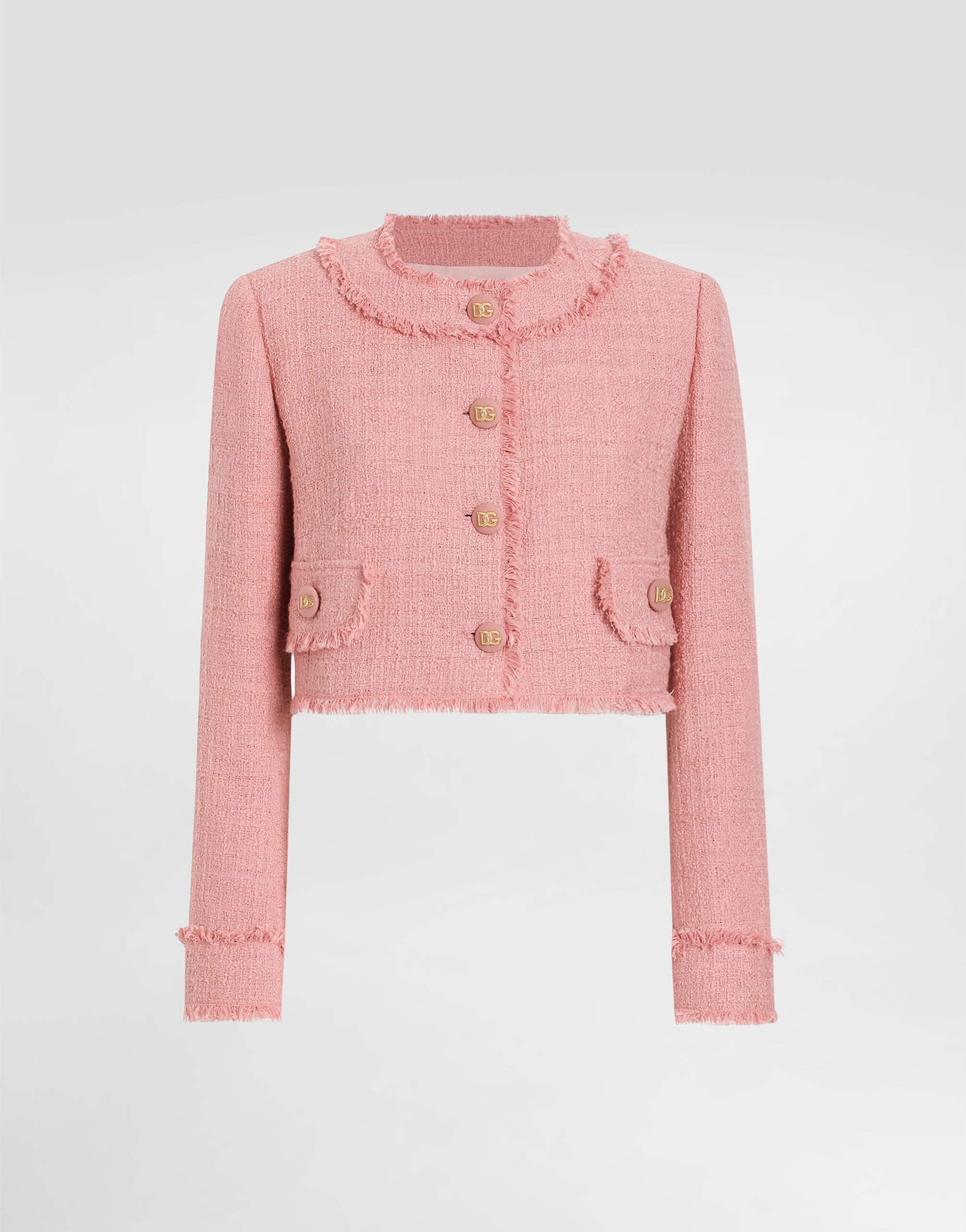 ジャケット DOLCE  GABBANA Women Outer 35959282 F27DST FU2L8 F0473 PINK Dolce&Gabbana Single-breasted pink wool jacket | TheDoubleF