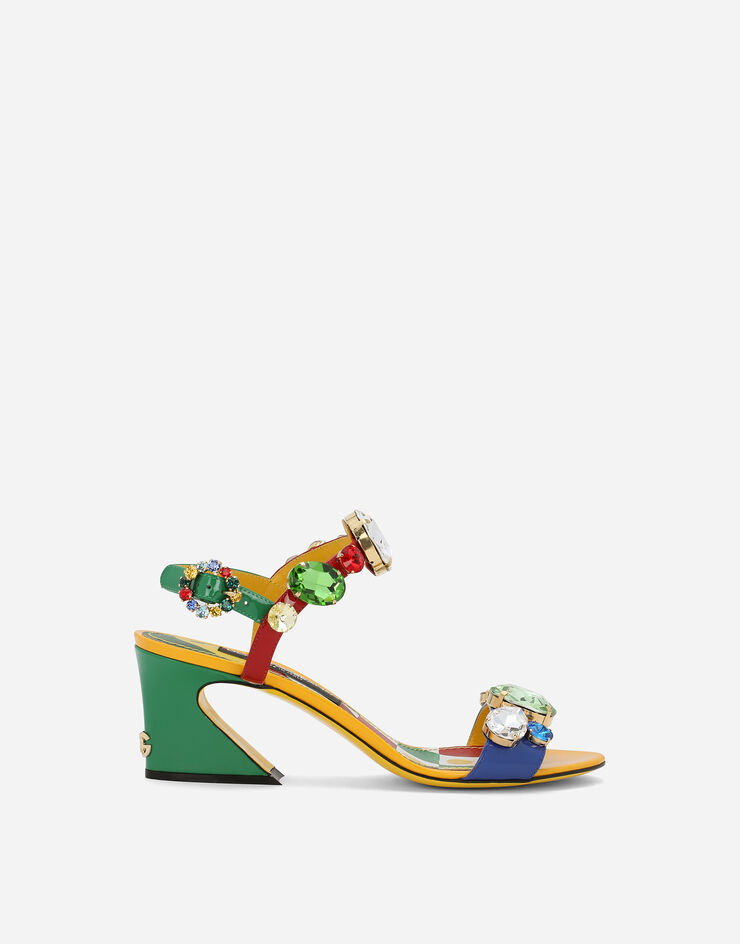 Dolce&Gabbana Patent leather sandals Multicolor CR1355AN252