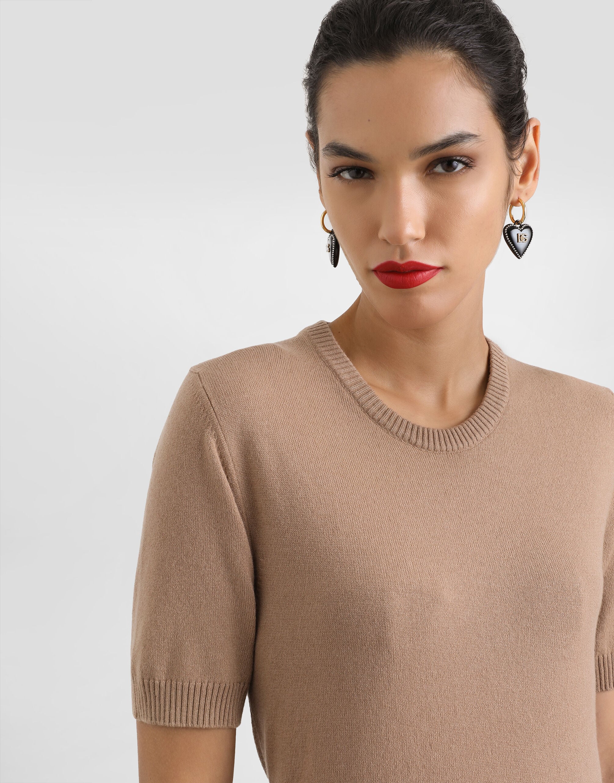Cashmere pullover in Brown for Women | Dolce&Gabbana® US