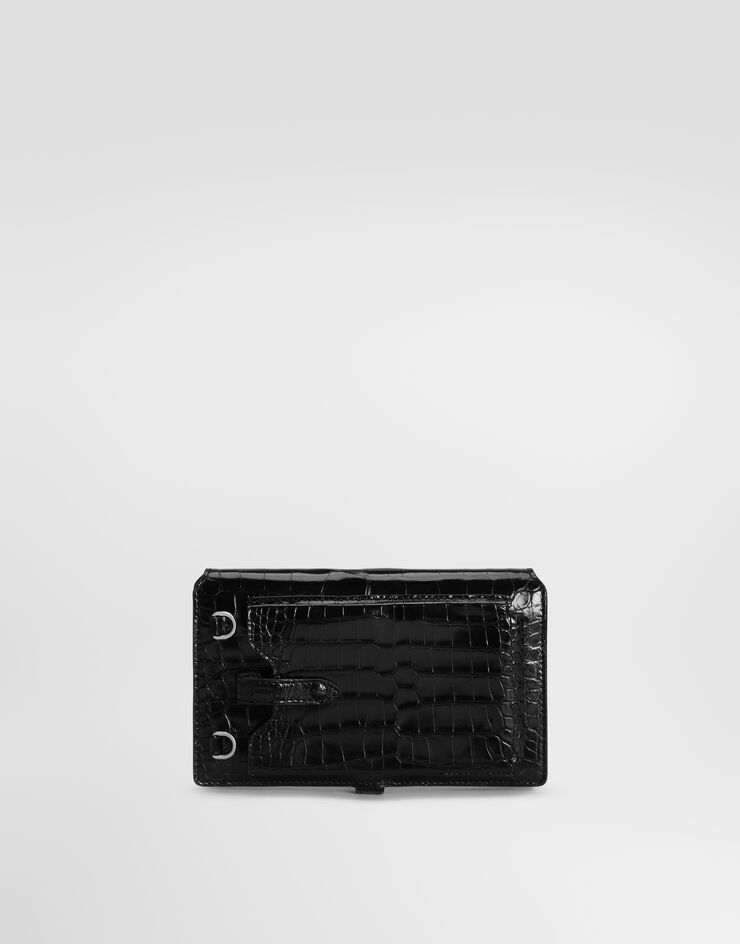 Dolce & Gabbana Alligator crossbody minibag Dolce & Gabbana Alligator crossbody minibag Black BM2766A2T69