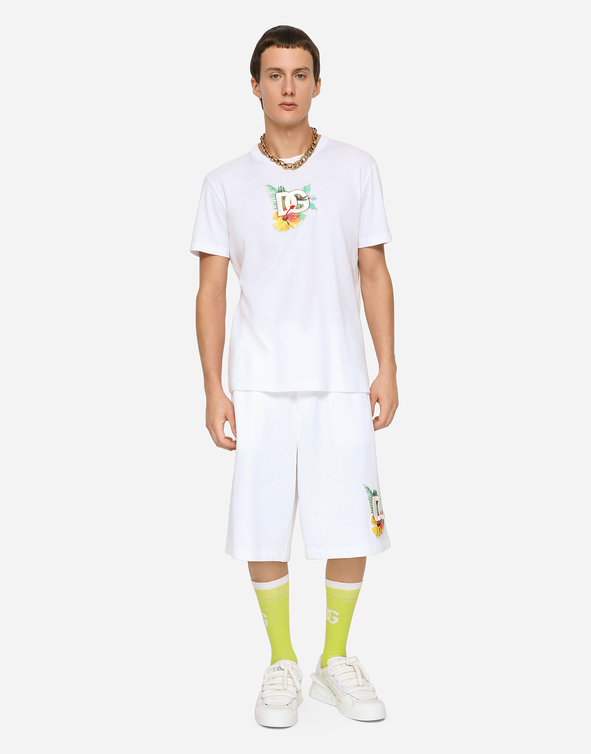 BERMUDA in White Dolce Gabbana