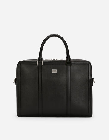 Dolce & Gabbana Calfskin briefcase Black BM2321AV956