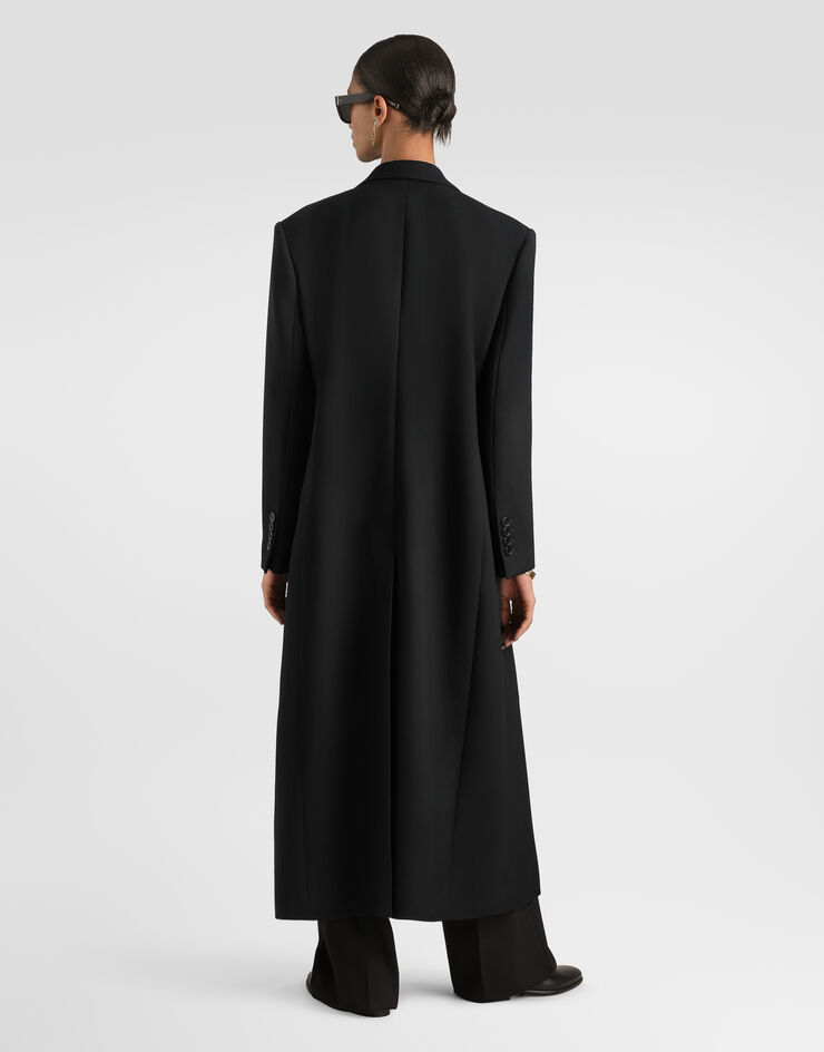 Dolce & Gabbana Wool gabardine coat Dolce & Gabbana Wool gabardine coat Black F0W6ETFU272