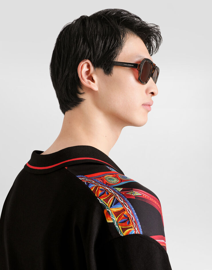 Dolce & Gabbana Carretto-print silk shirt Dolce & Gabbana Carretto-print silk shirt Multicolor GXVAATJGMJ1
