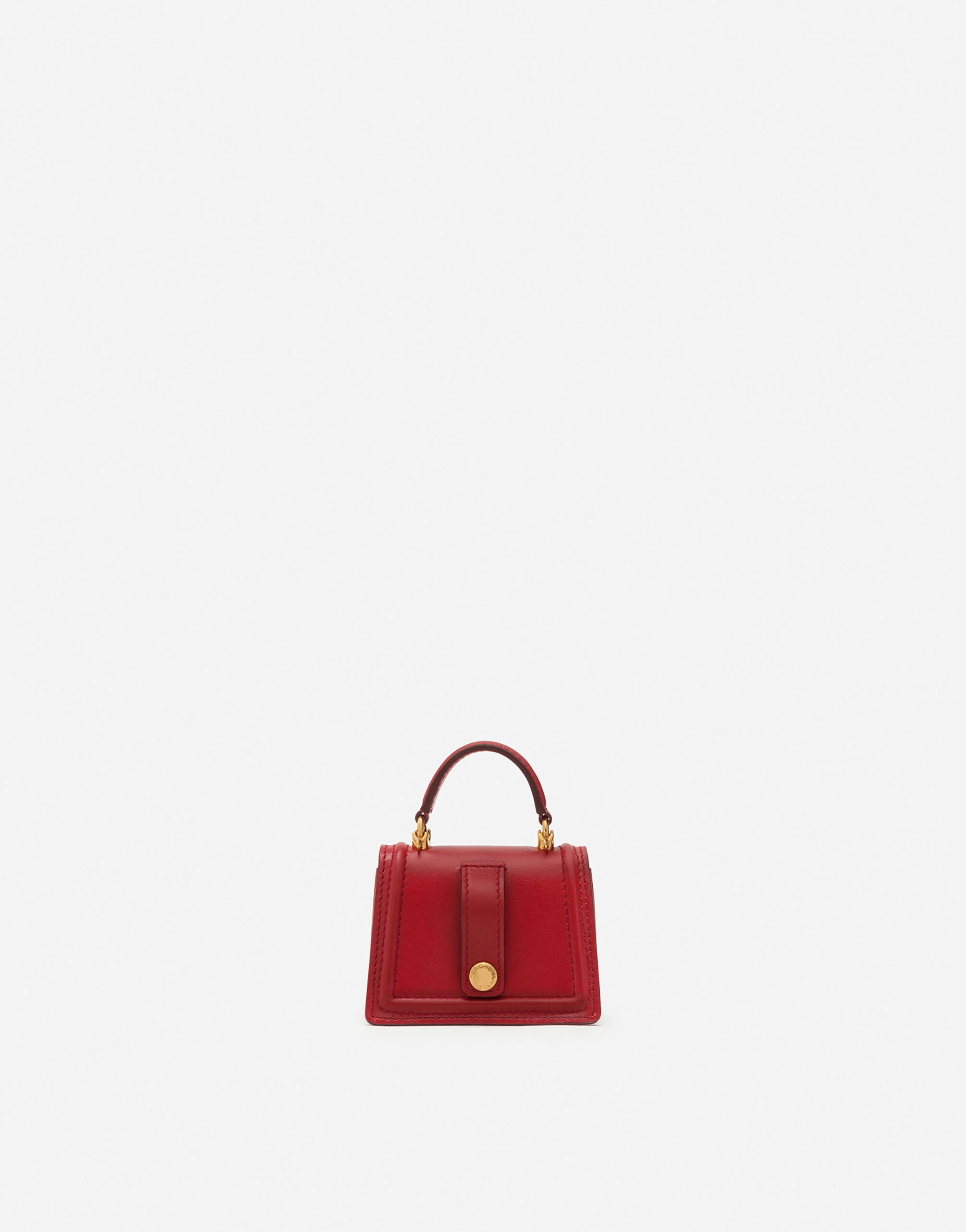Devotion micro bag in plain calfskin in Red for | Dolce&Gabbana® US