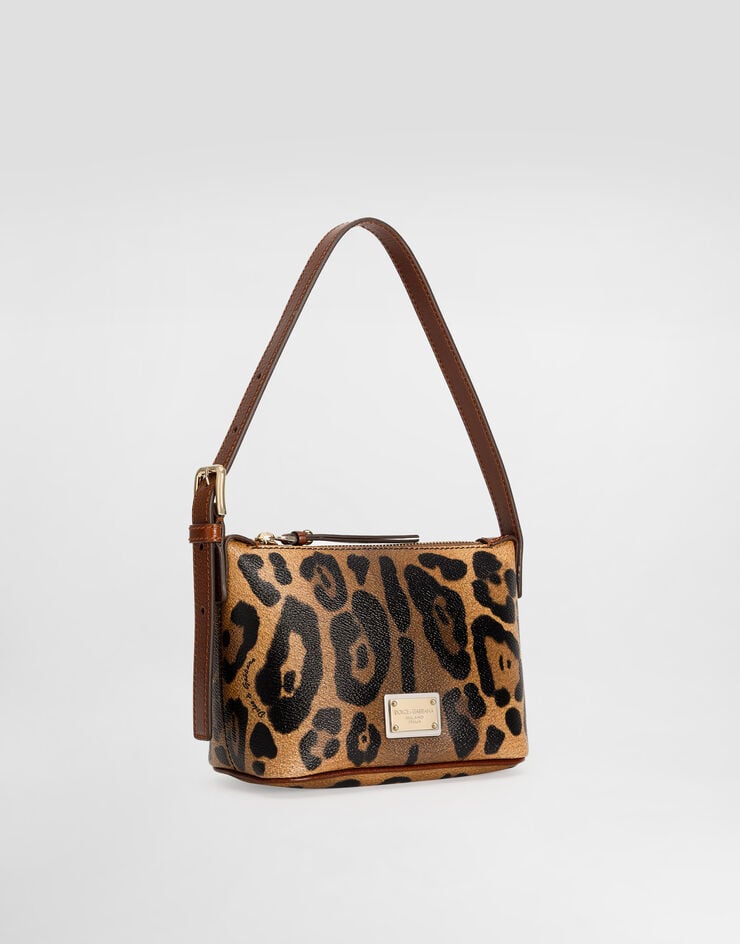Dolce & Gabbana Leopard-print Crespo DG shoulder bag Multicolor BB7344AW384