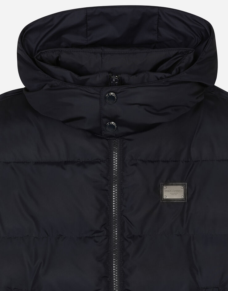 Dolce & Gabbana PIUMINO LUNGO Blu L4JB6TG7NMN