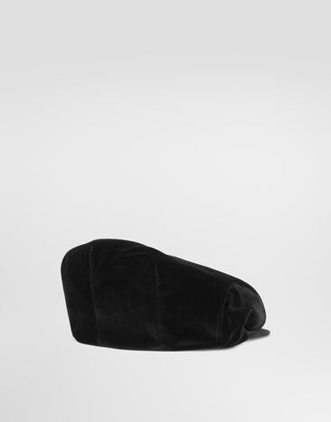Dolce & Gabbana Coppola in velluto Nero FH473AFUVG7