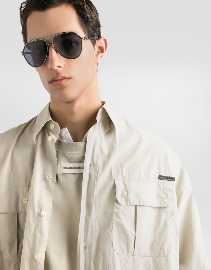 Dolce & Gabbana Poplin shirt Multicolor G5MD3TGI281