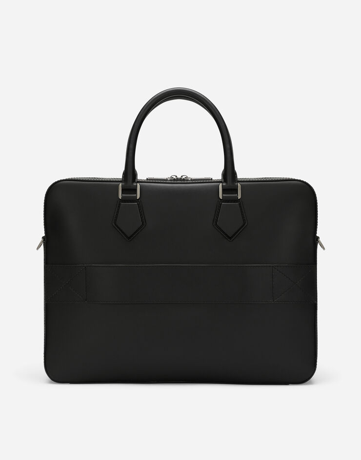Dolce & Gabbana حقيبة مستندات من جلد عجل أسود BM2298AG218