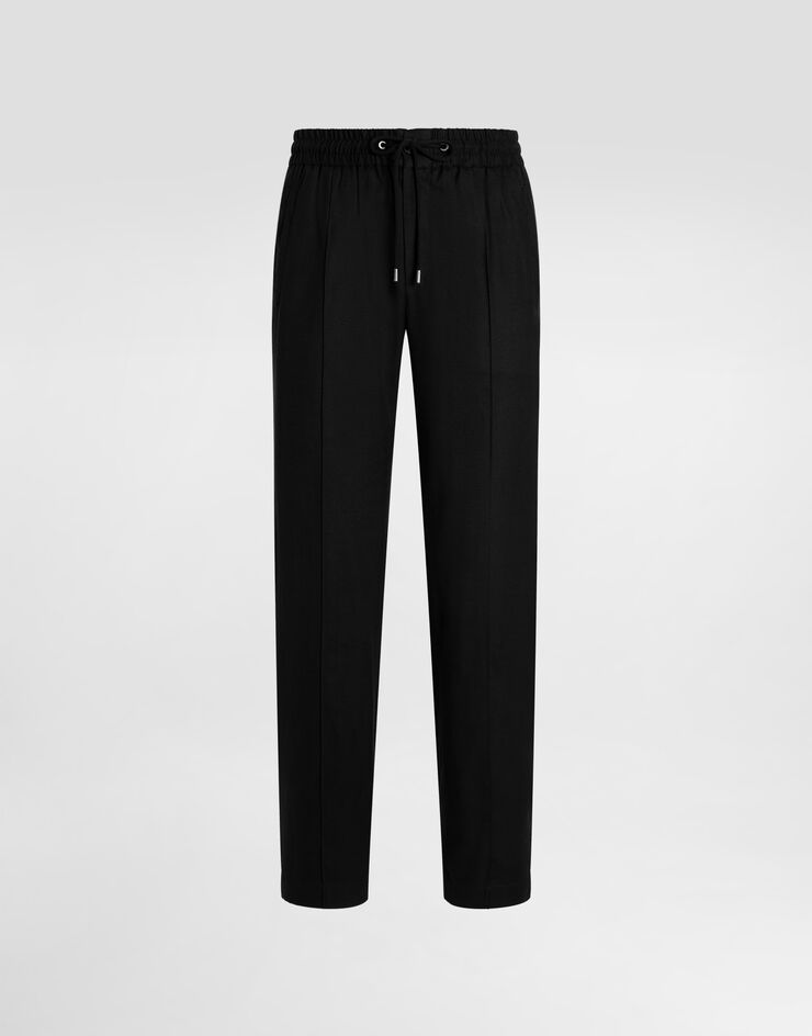 Dolce & Gabbana Chevron flannel joggers Multicolor GP147TFCTAB