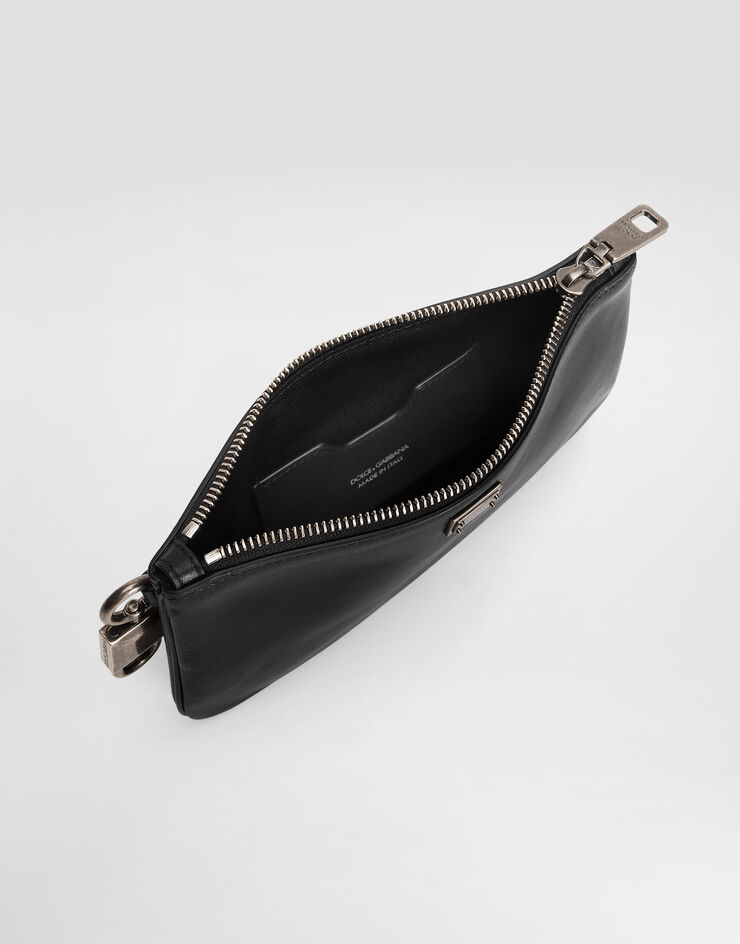 Dolce & Gabbana Calfskin necessaire Black BP3446AH850