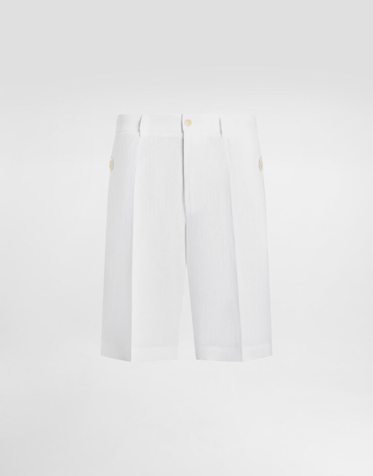 Dolce & Gabbana Linen jogging trousers White GP134TFU4LG