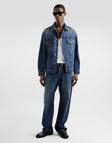 Dolce & Gabbana Cotton denim jacket Multicolor G9NL5ZG8ME3