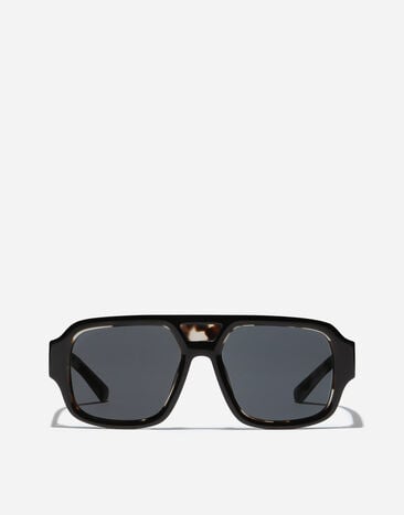 Dolce & Gabbana Sunglasses Costiera Black on grey havana VG4516VP387