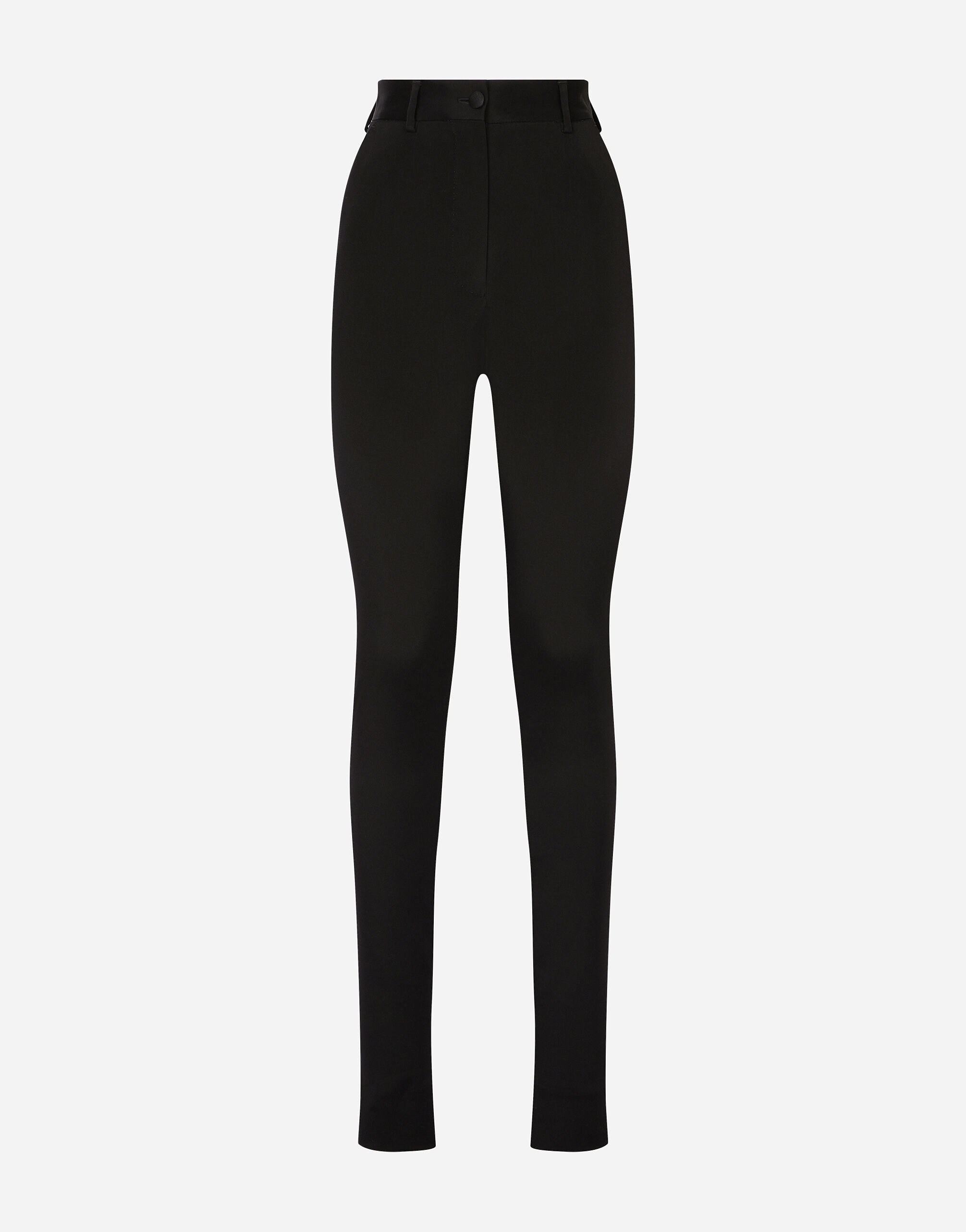 Black high waisted skinny school trousers deals