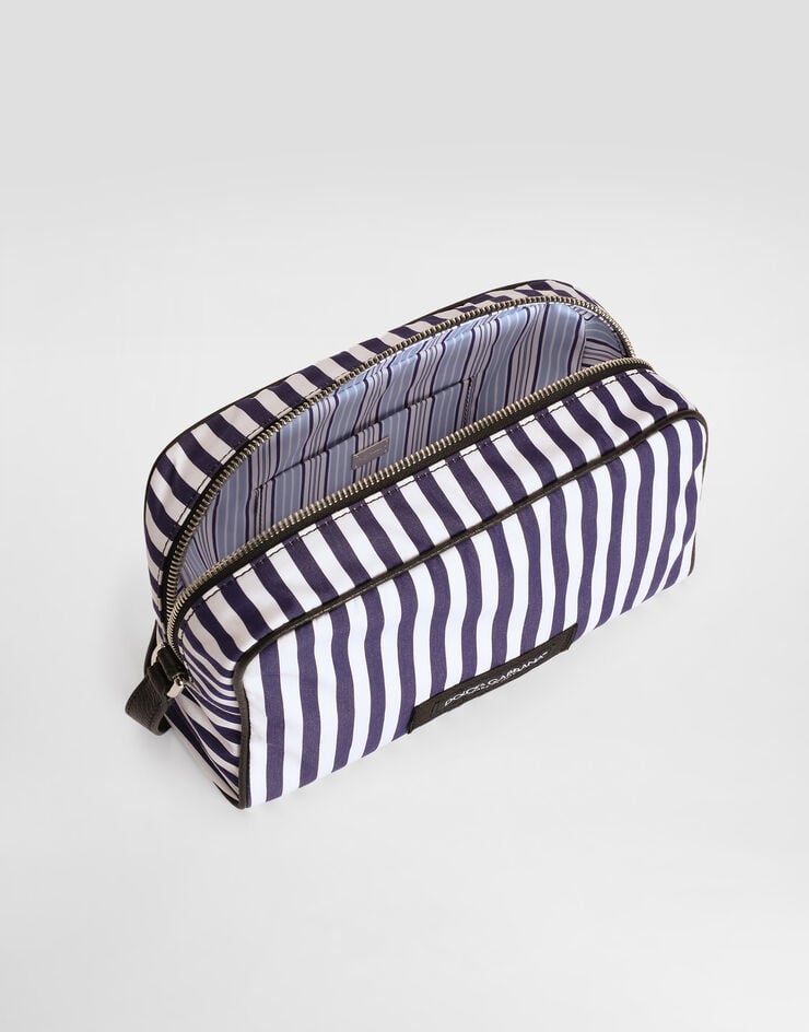 Dolce & Gabbana Bolso de mano en popelina a rayas Multicolor BM2500AY192