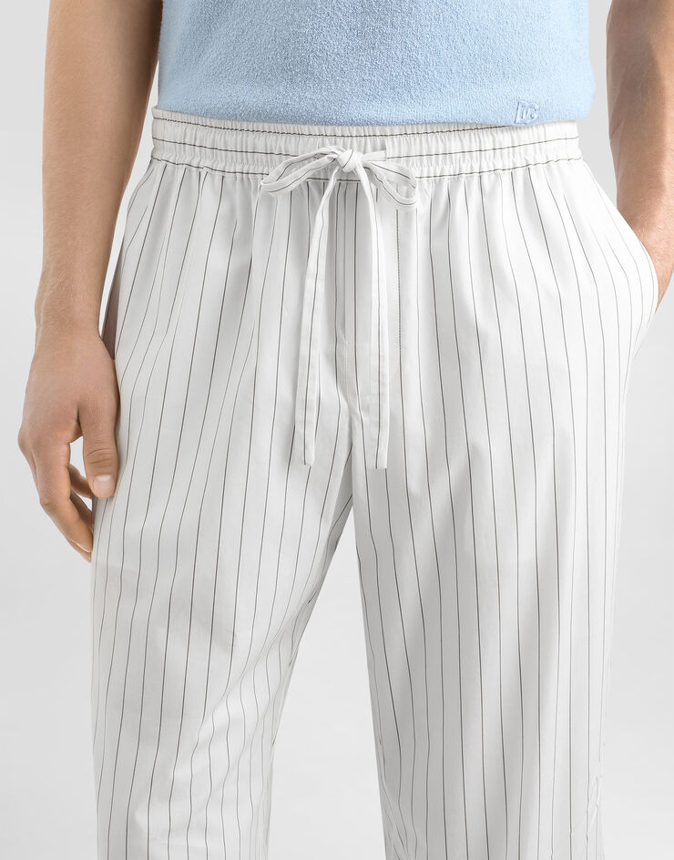 Dolce & Gabbana Striped poplin trousers Multicolor GVRMATFR52B