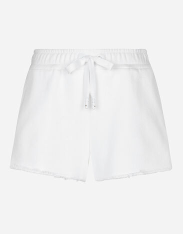 Dolce & Gabbana Cotton jersey shorts Black FTBM0TFU21E