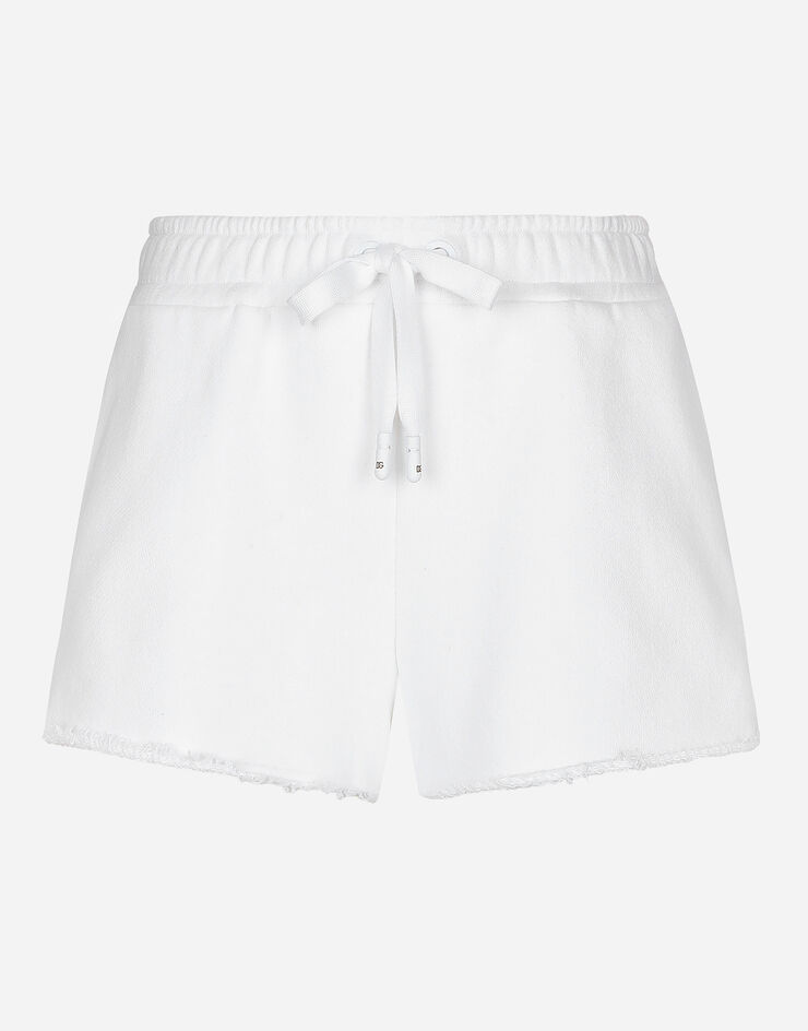 Dolce & Gabbana Cotton jersey shorts White FTCKKTGDCN1